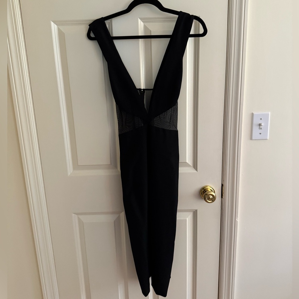 Cushnie Black Backless Dress